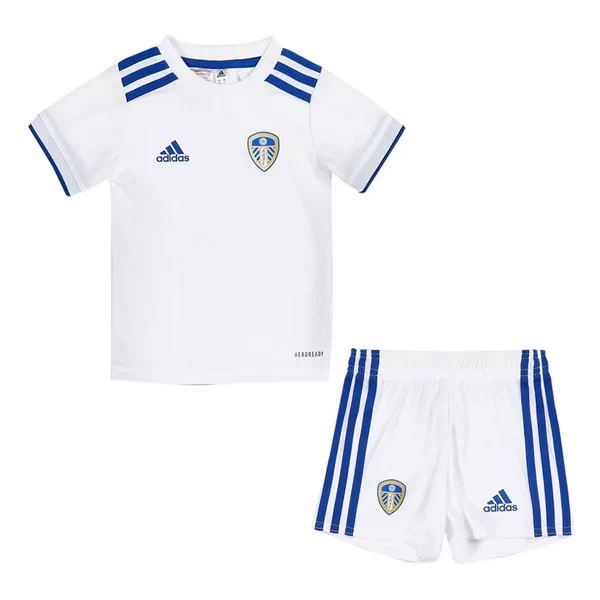 Camiseta Leeds United 1ª Kit Niños 2020 2021 Blanco